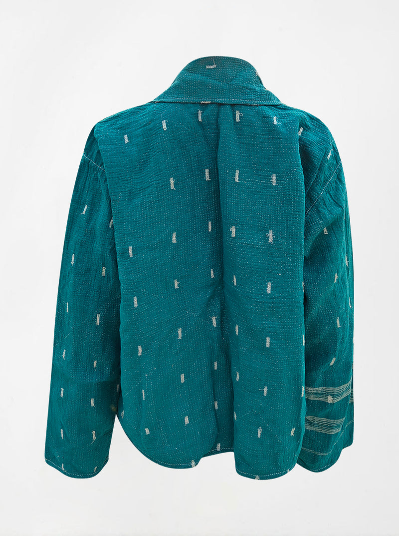 kantha reversible collar jacket sharda (butterfly)