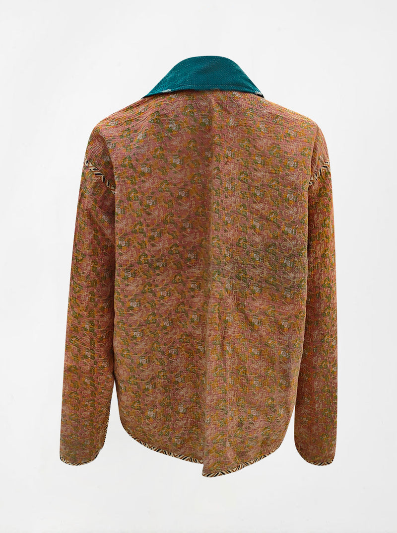 kantha reversible collar jacket sharda (butterfly)