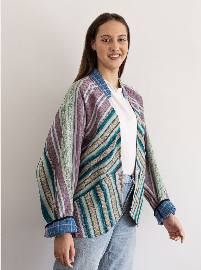 kantha vintage jacket bindiya relove very good
