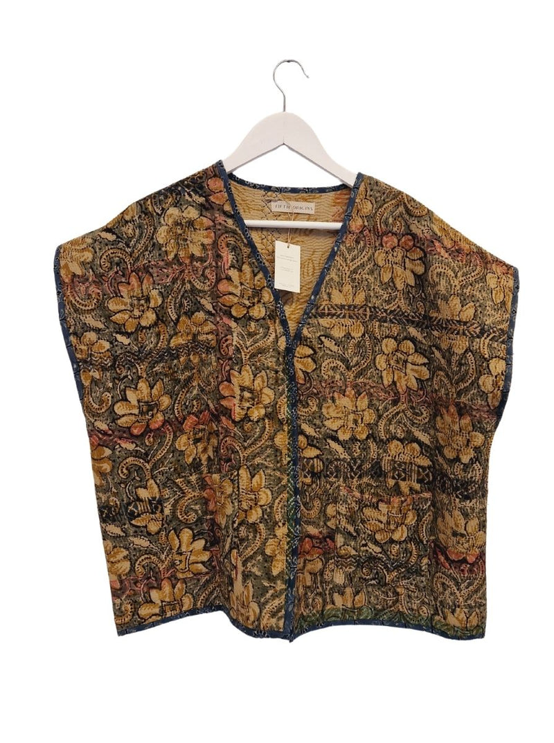 kantha reversible vest