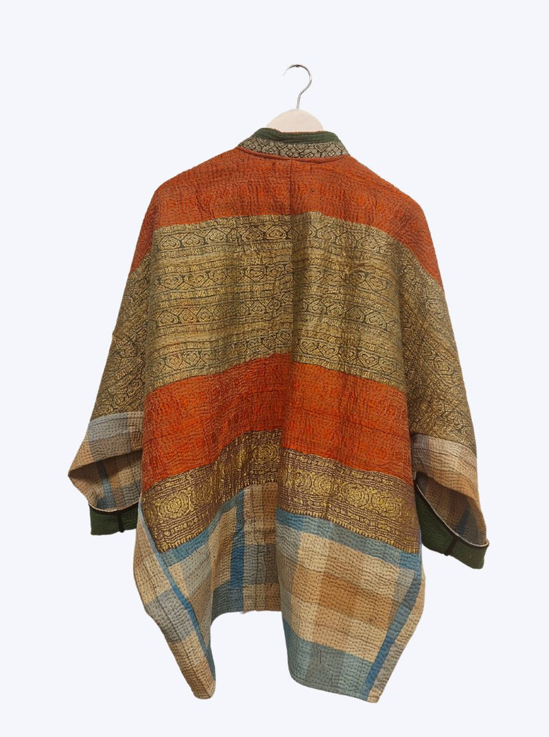 kantha vintage jacket long devi