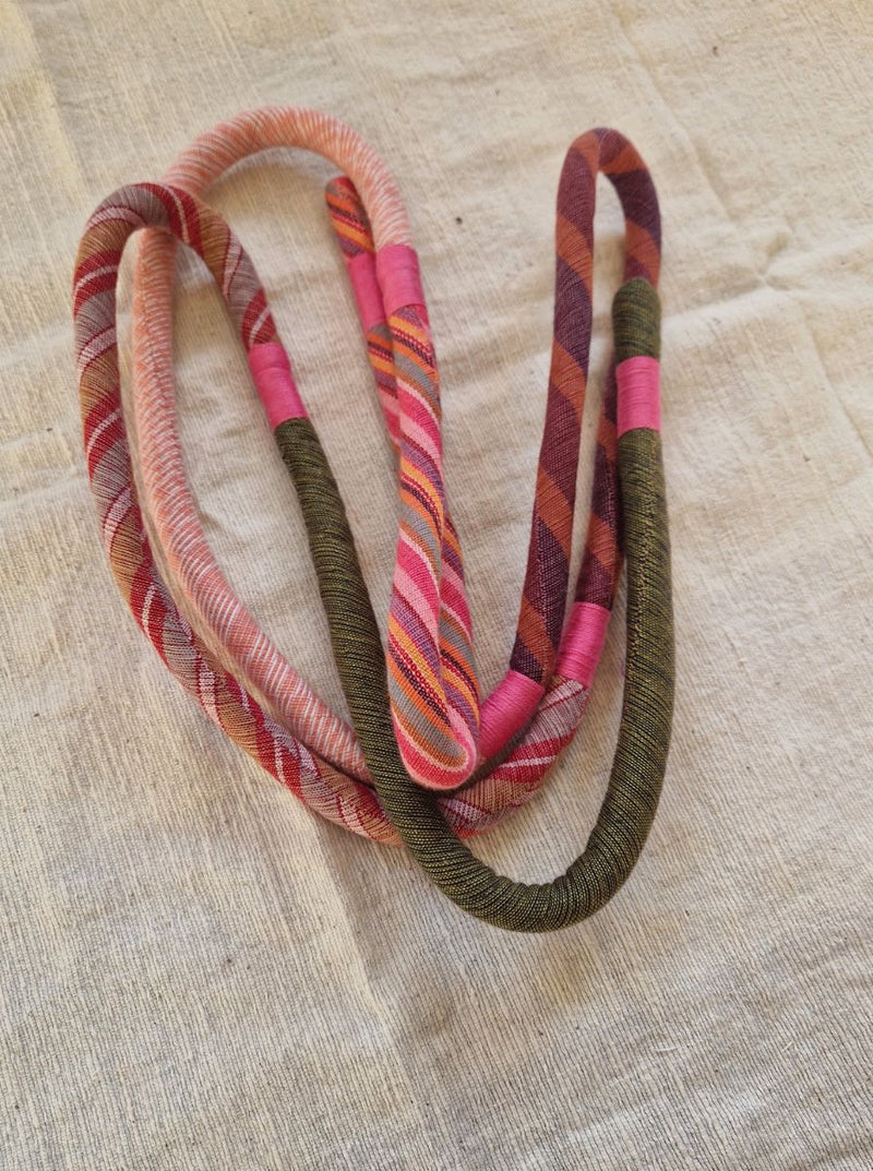 waste to wonder rope belt flamingo