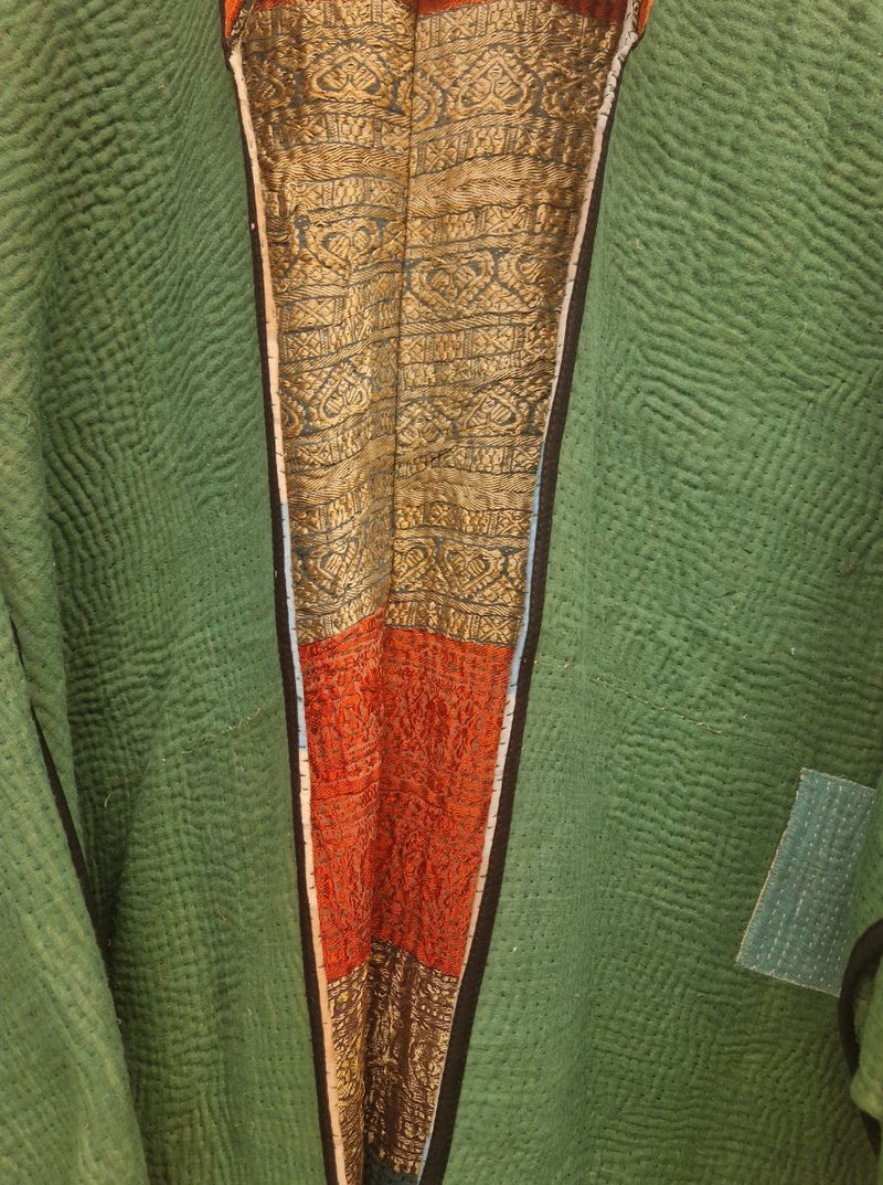 kantha vintage jacket long devi
