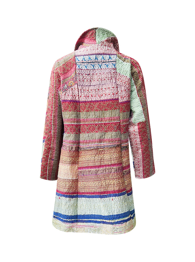 kantha vintage dress coat short anu