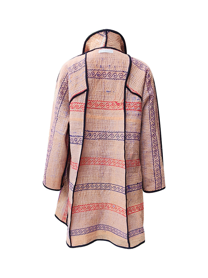 kantha vintage dress coat short anu