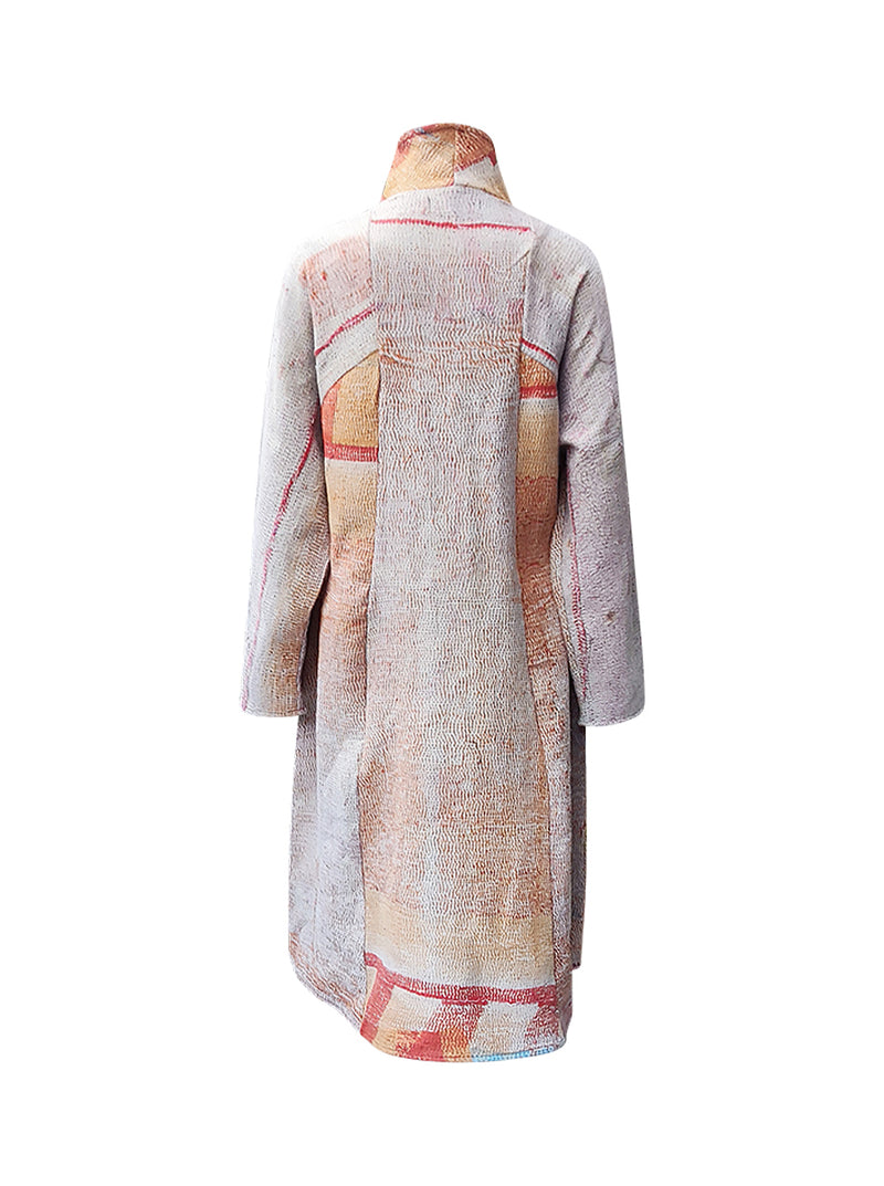 kantha vintage dress coat long divya