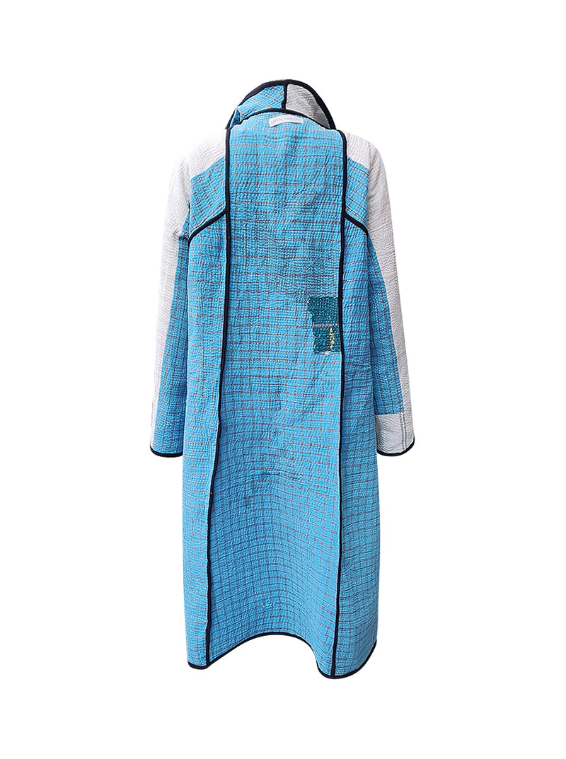 kantha vintage dress coat long jaya