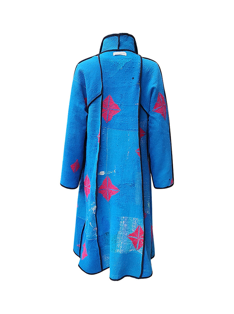 kantha vintage dress coat long kimaya