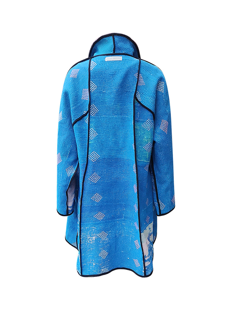 kantha vintage dress coat short amara