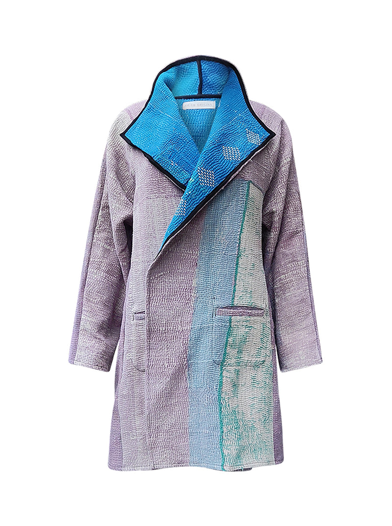 kantha vintage dress coat short amara
