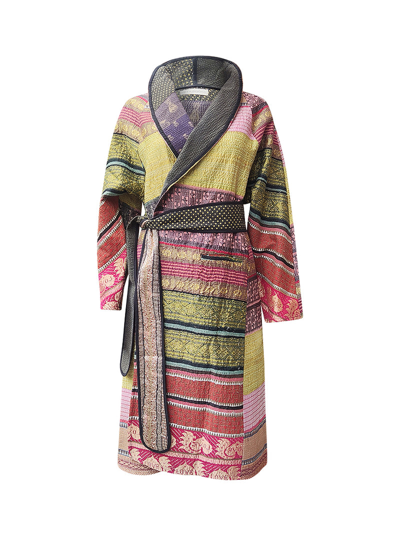 kantha vintage coat long bhumi