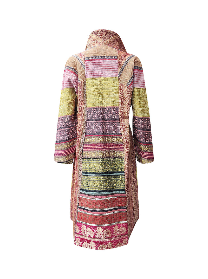 kantha vintage coat long bhumi