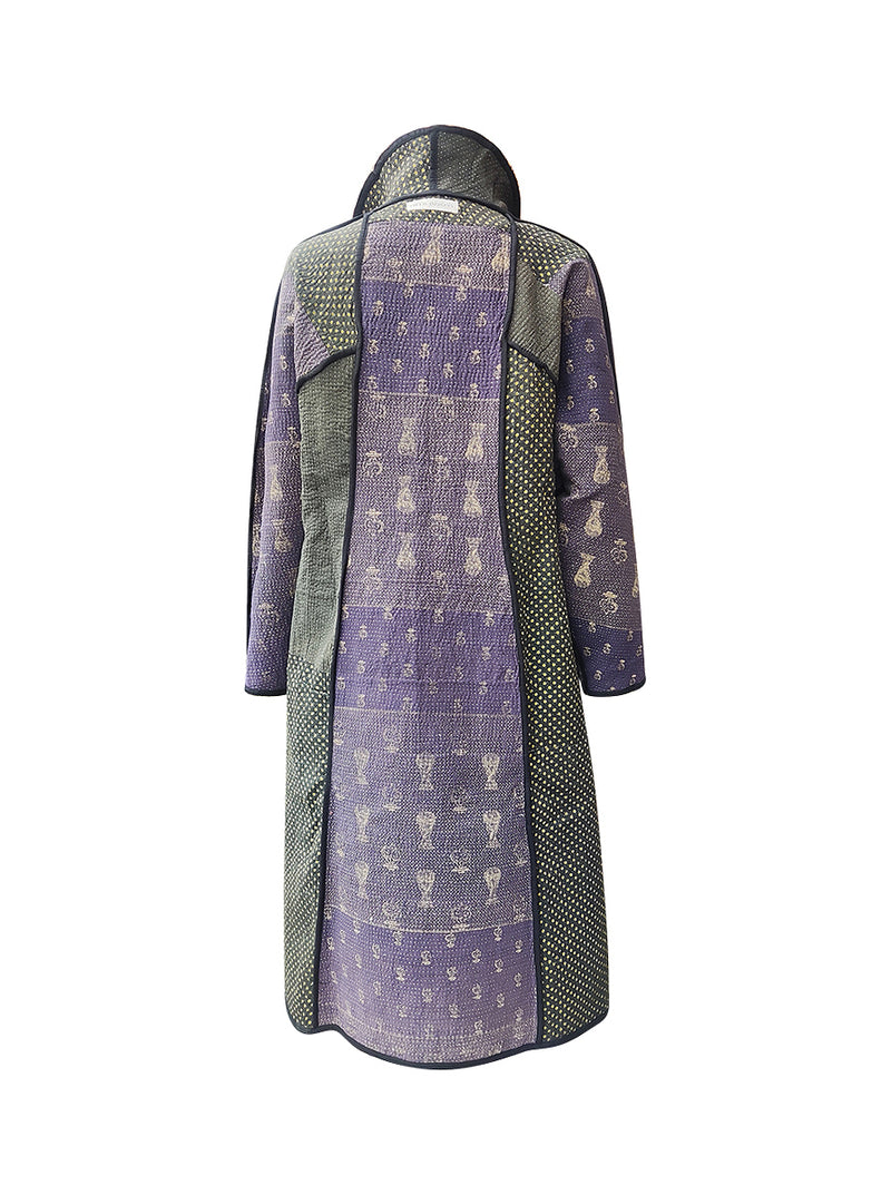 kantha vintage coat long bhumi