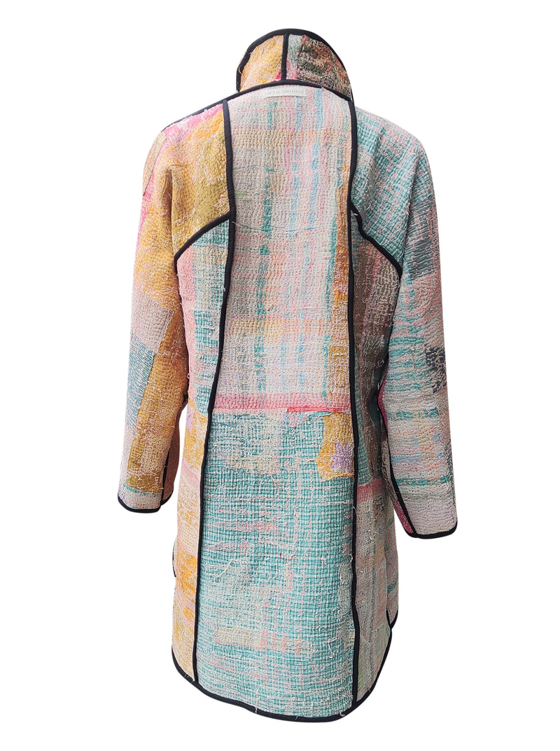 kantha vintage coat short ganga