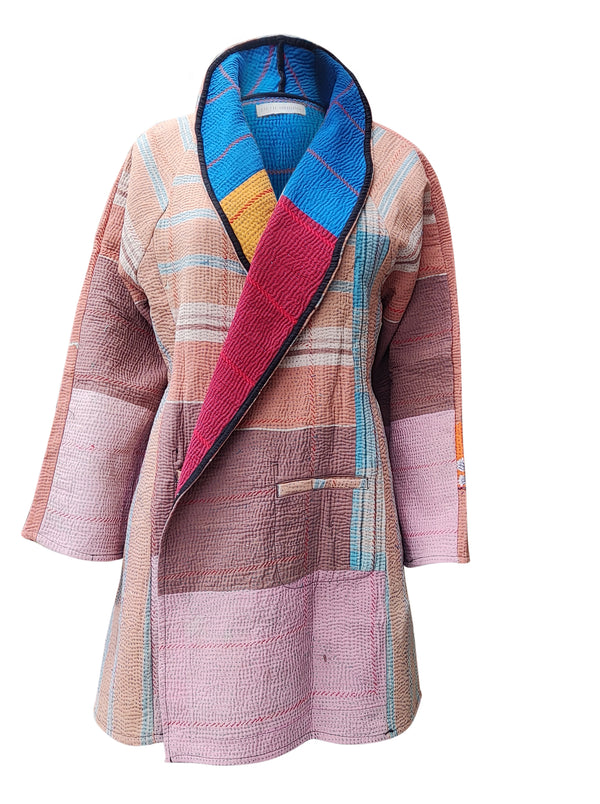 kantha vintage coat short mati