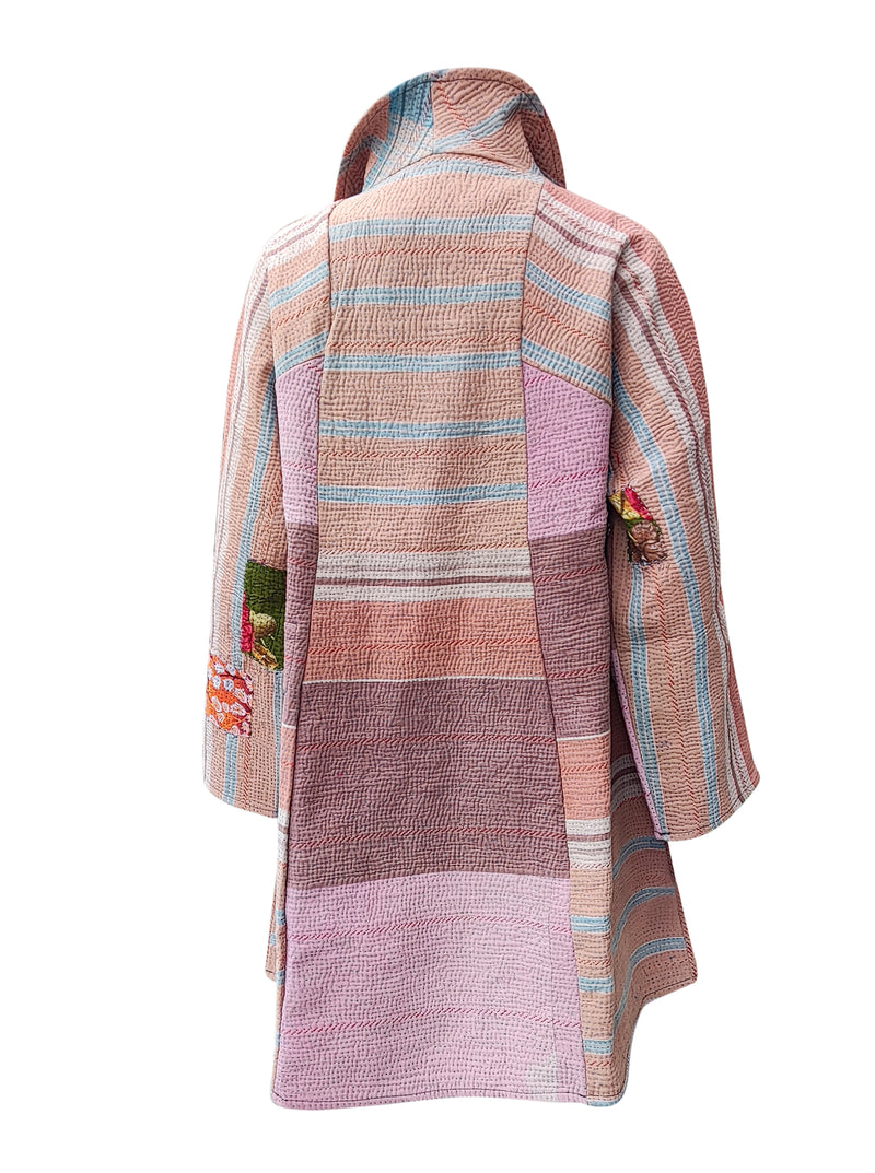 kantha vintage coat short mati