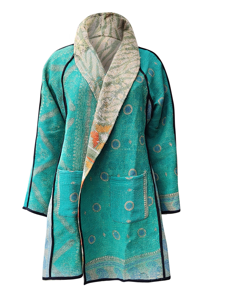 kantha vintage coat short parita