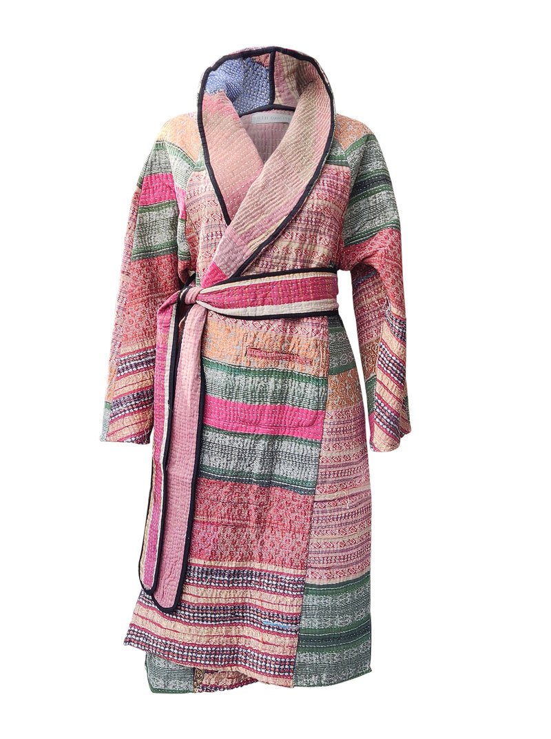 kantha vintage coat long driti