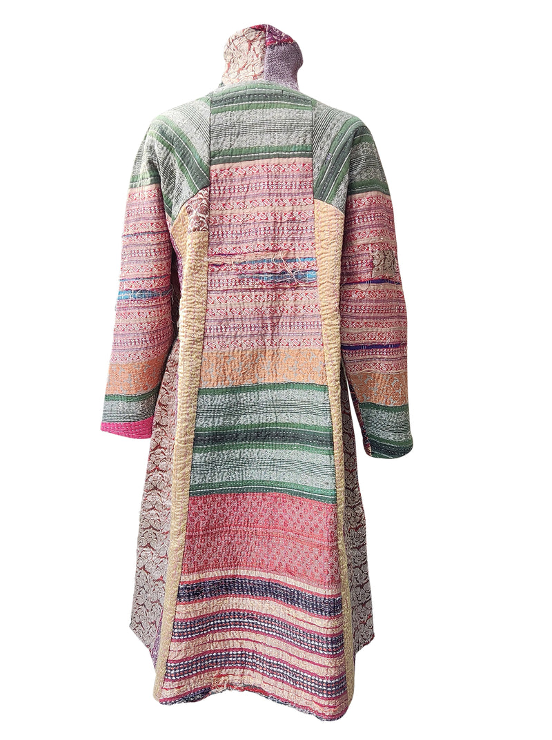 kantha vintage coat long driti