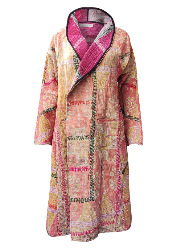 kantha vintage coat long keerti