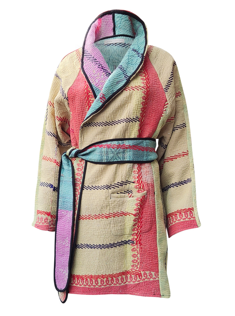 kantha vintage coat short habiba