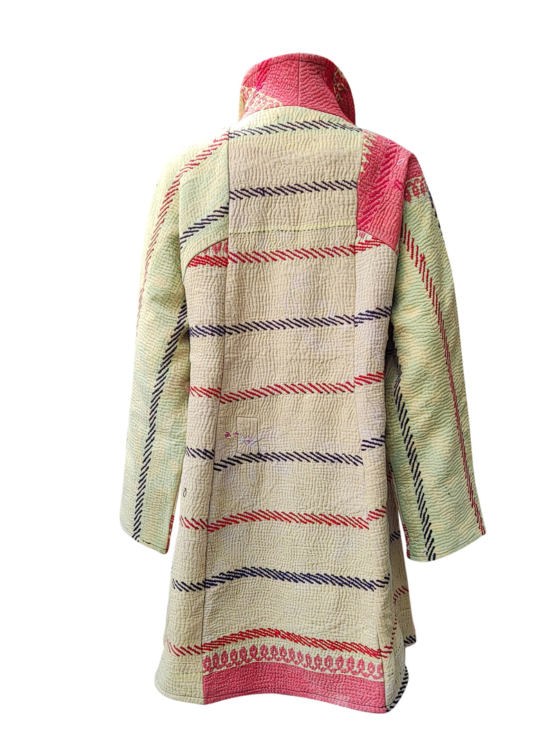 kantha vintage coat short habiba