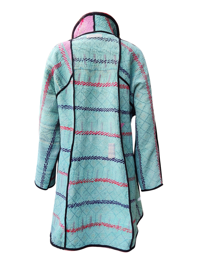 kantha vintage coat short habiba
