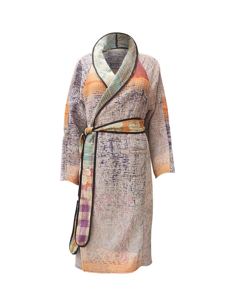 kantha vintage coat long kreena