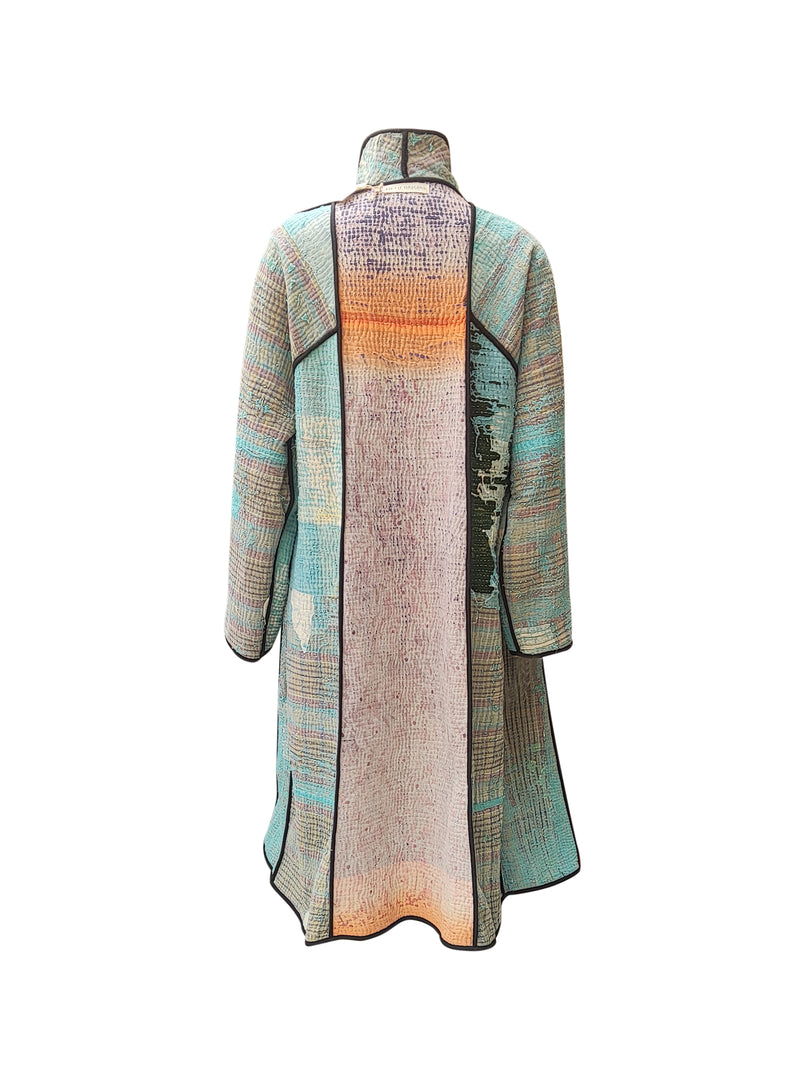 kantha vintage coat long kreena