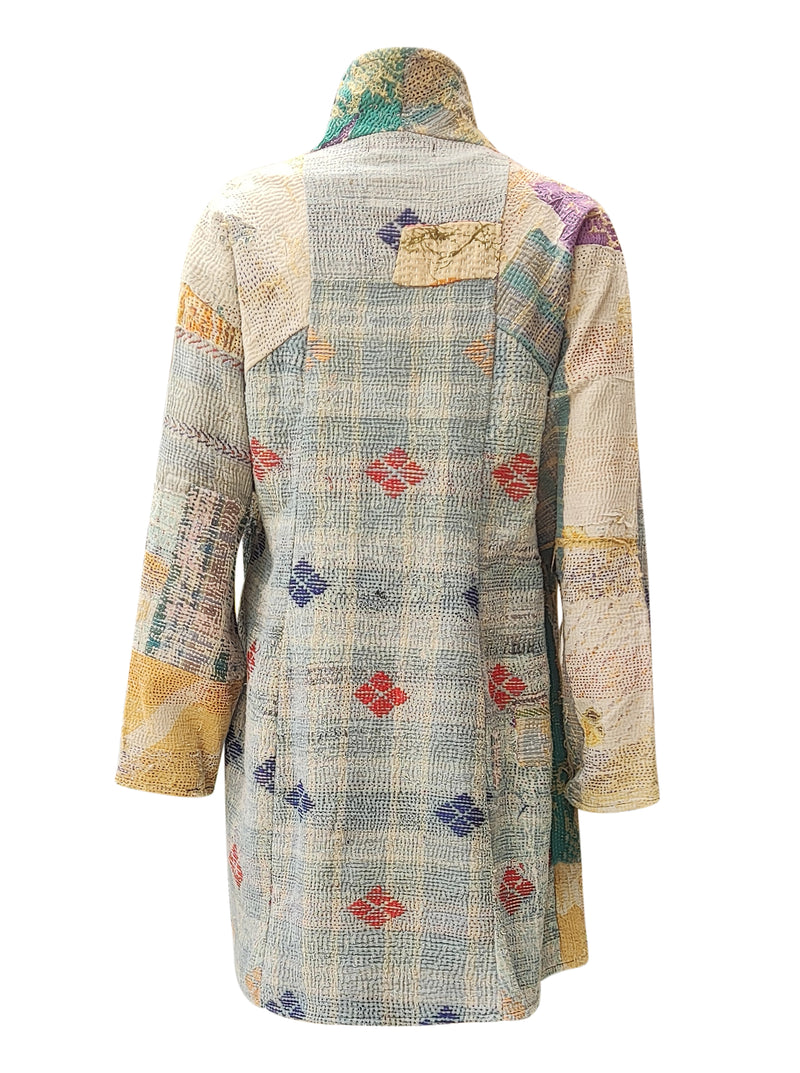 kantha vintage coat short mary