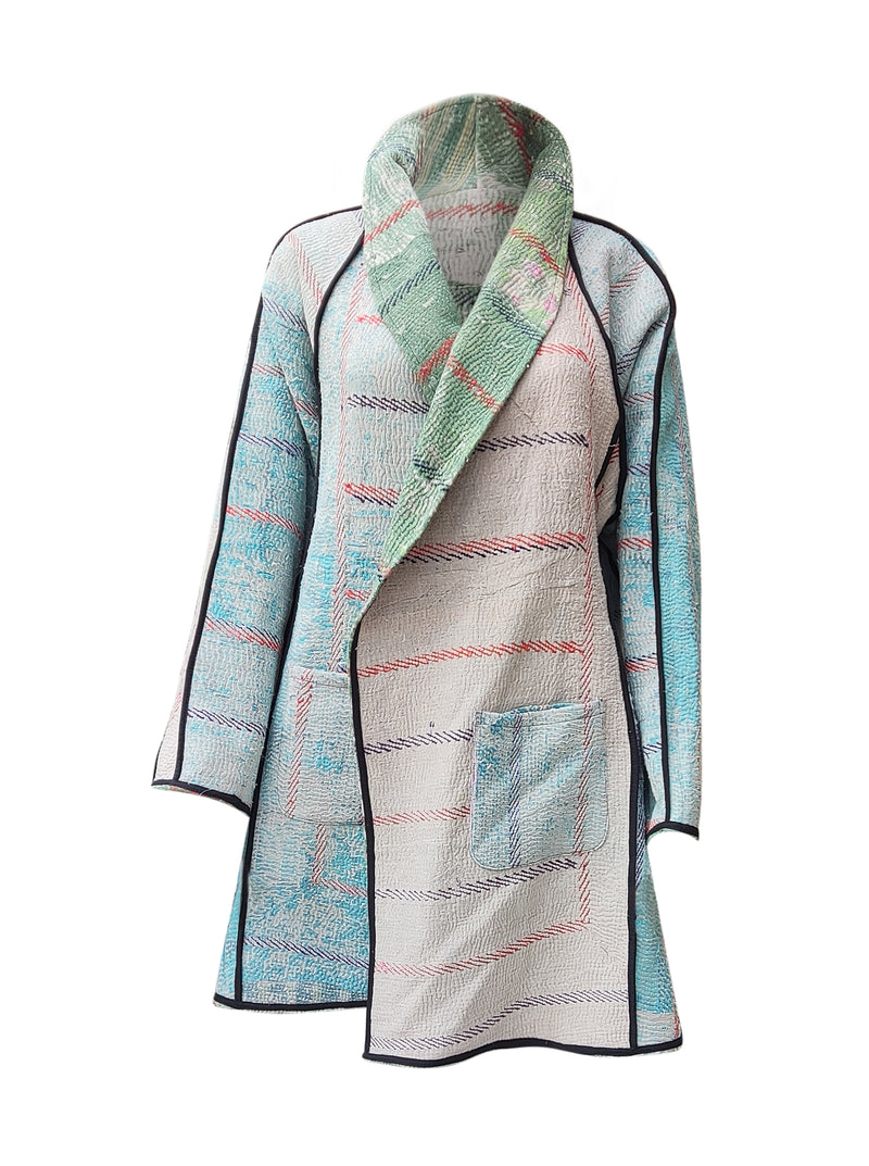 kantha vintage coat short lali