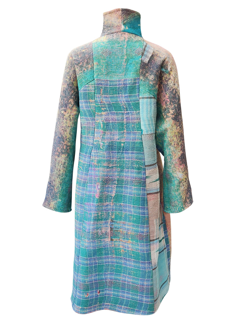 kantha vintage coat long malu