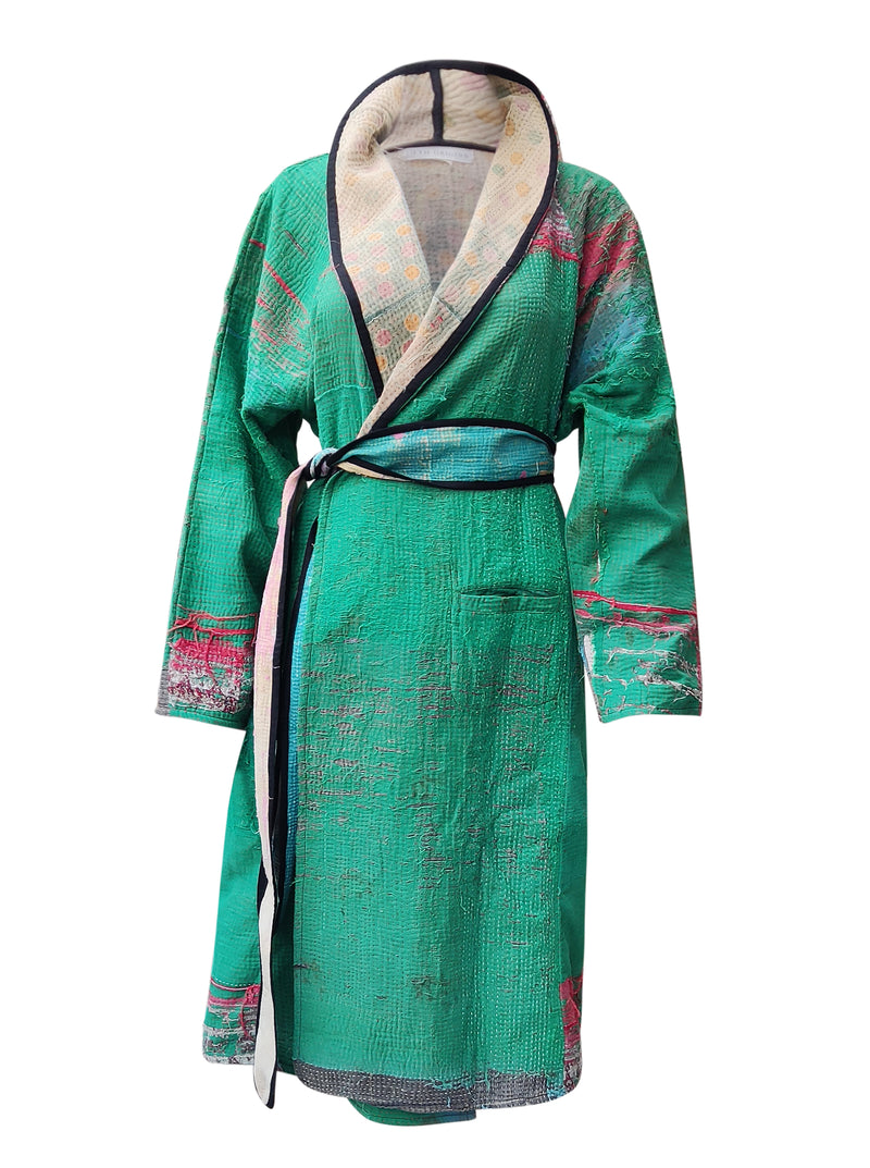 kantha vintage coat long debina