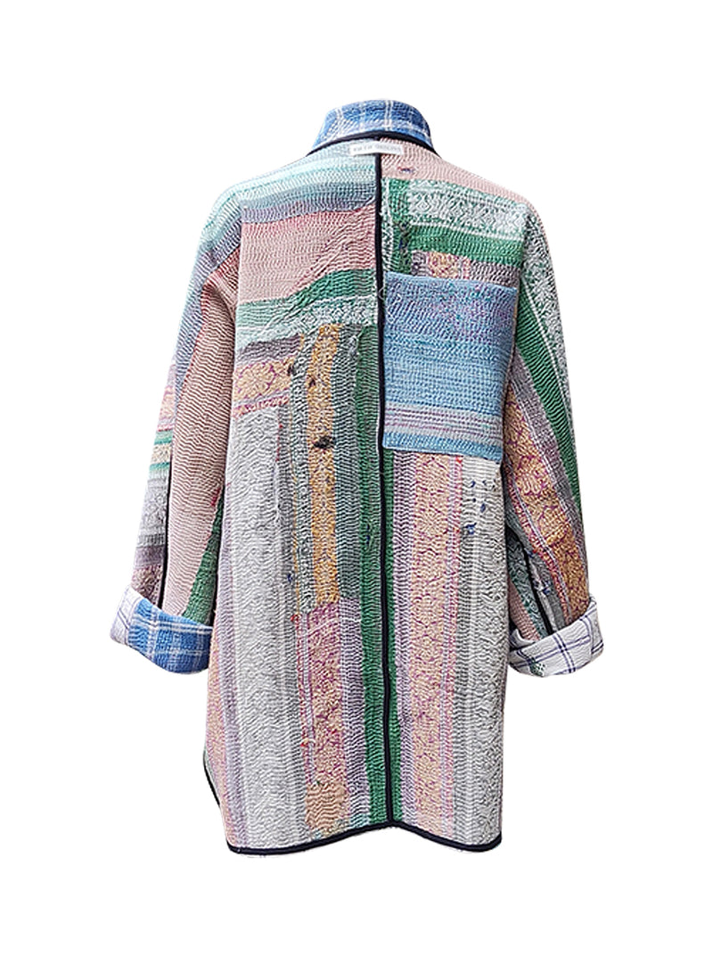 kantha vintage long jacket anbha