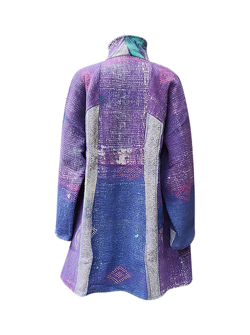 kantha vintage dress coat short pammi