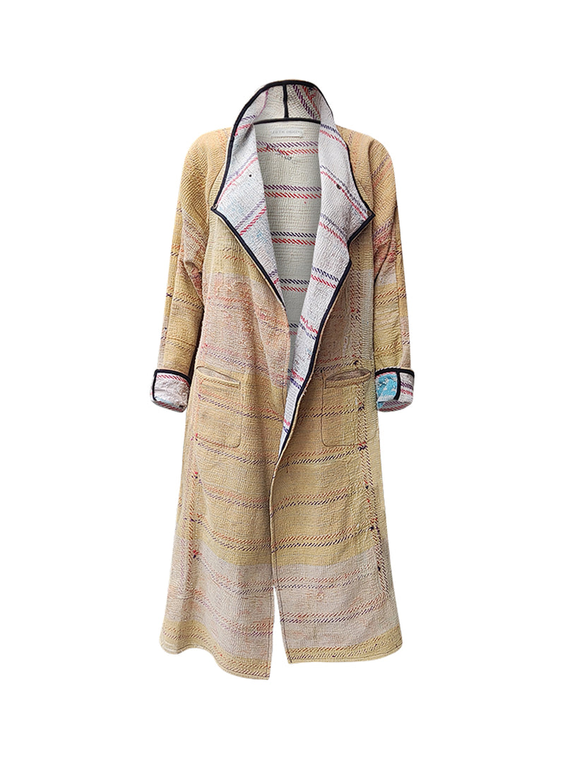 kantha vintage dress coat long adya no waste sale