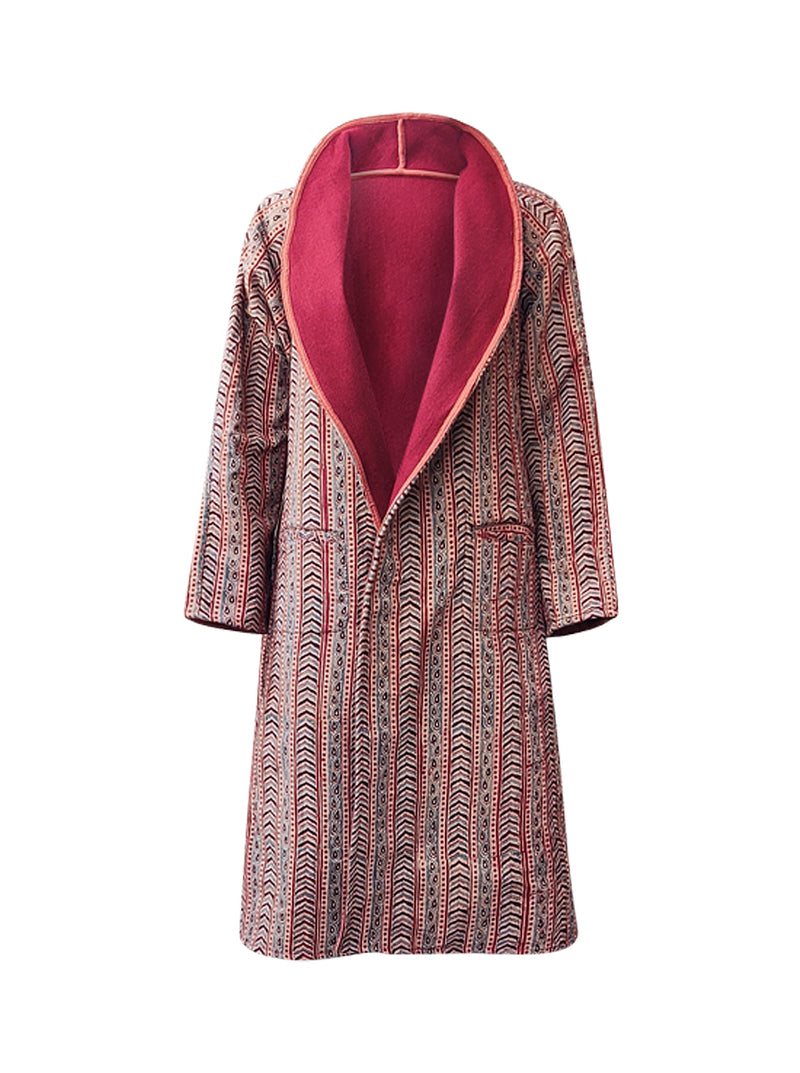 Reversible wool coat 2025