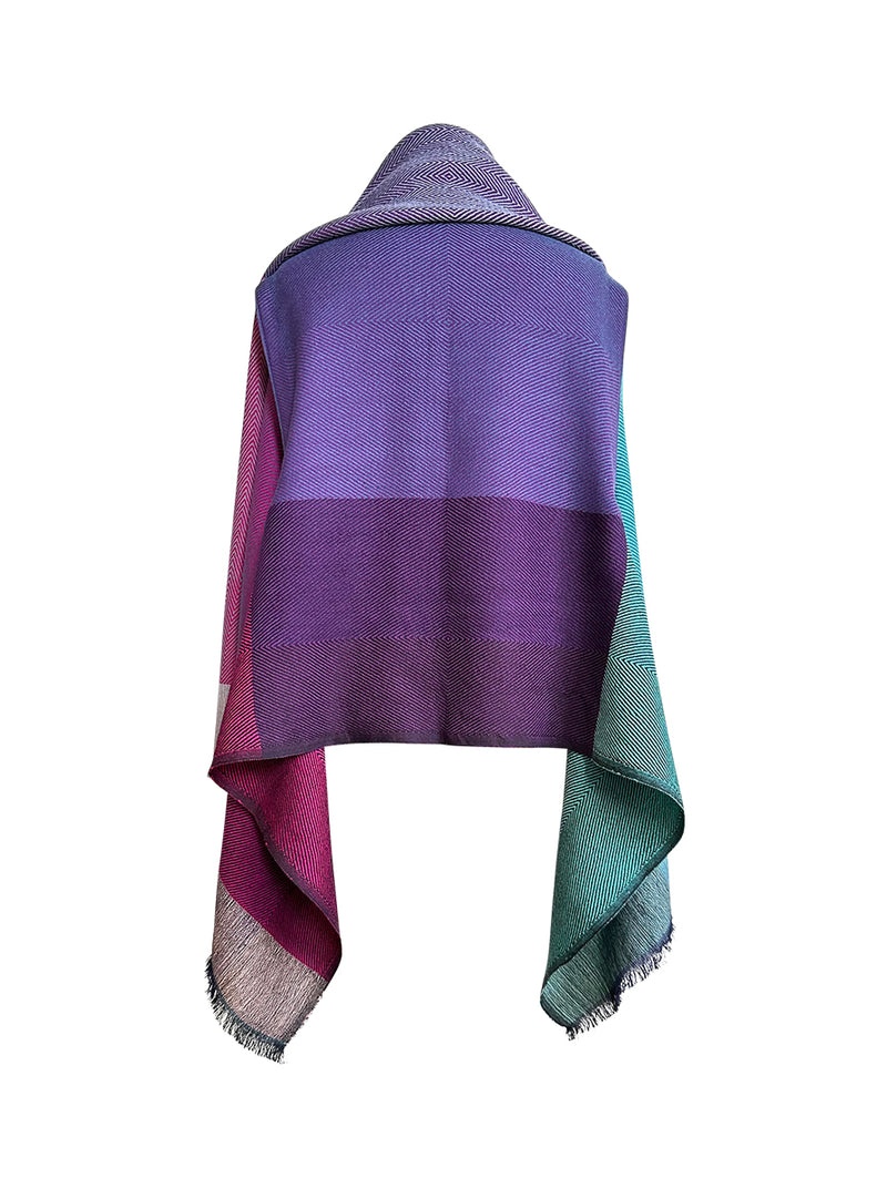 new in ! cape infinity wool morning