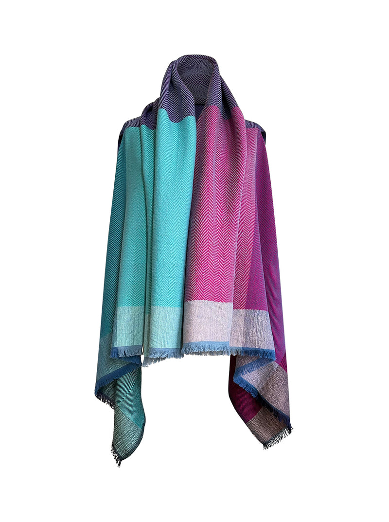 new in ! cape infinity wool morning