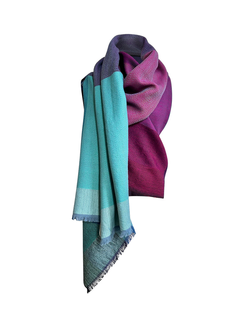 new in ! cape infinity wool morning