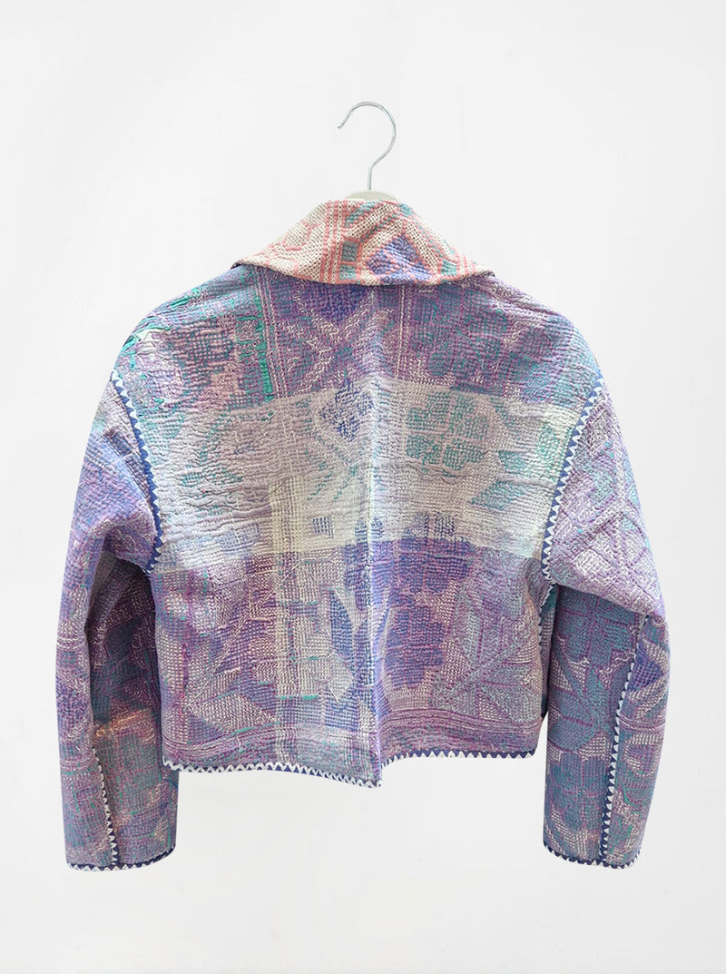 kantha vintage crop jacket ruchira (sonar)