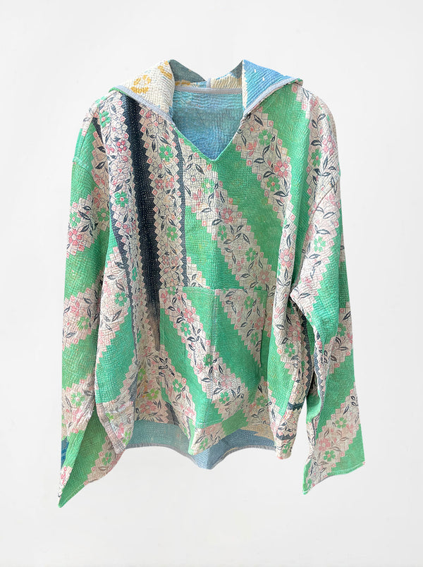 kantha vintage hoodie karuna (L-XL)