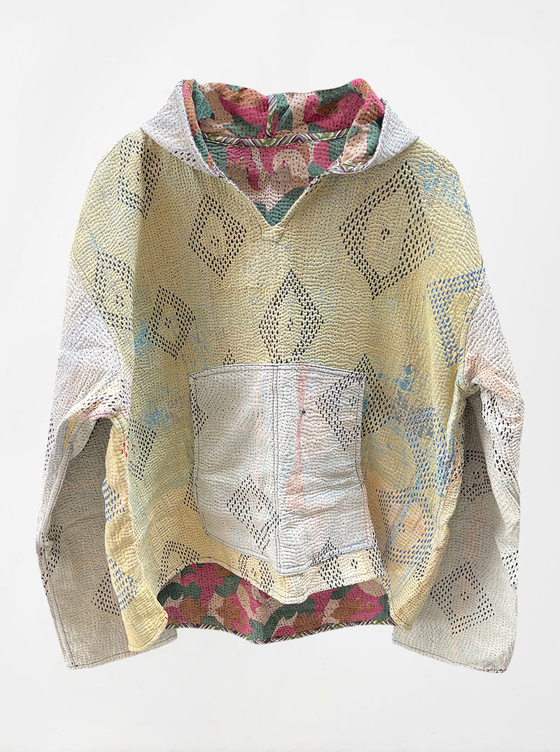 kantha vintage hoodie dhriti (L-XL)