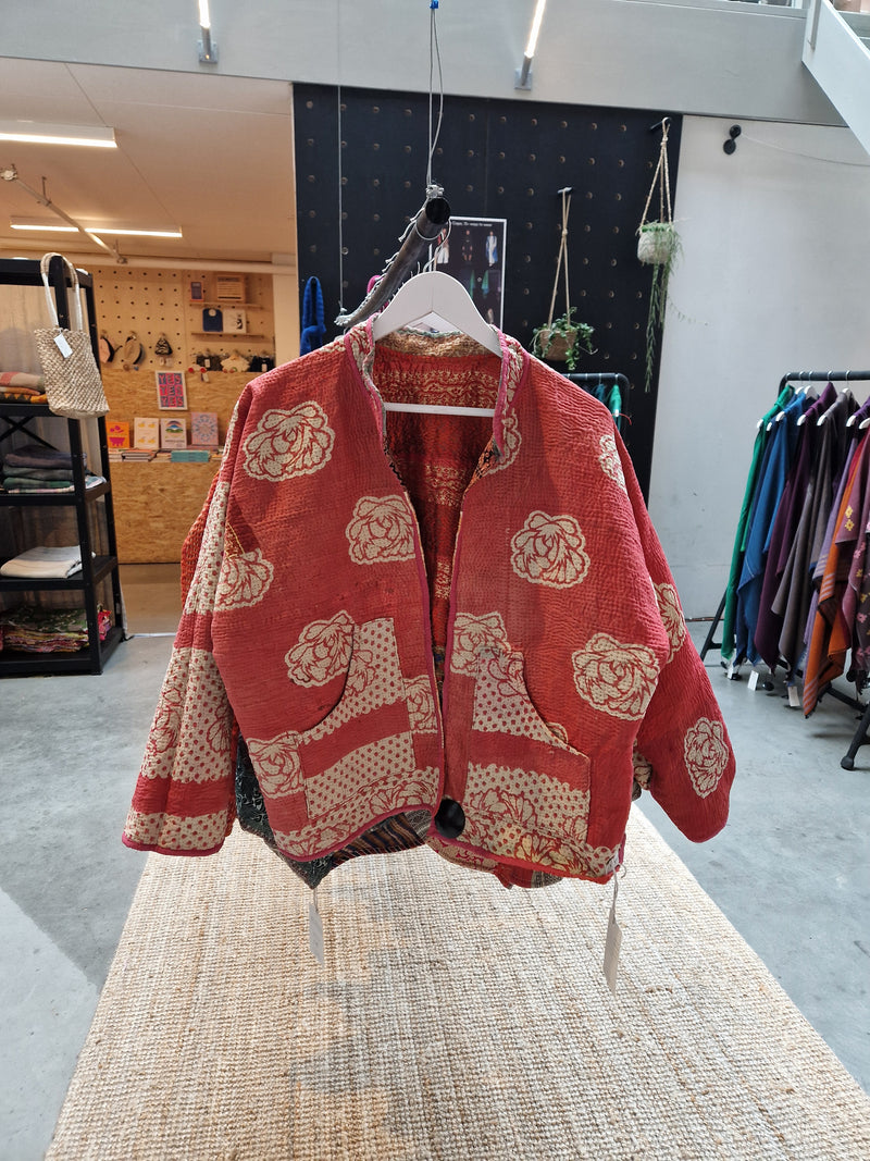 kantha reversible jacket (zari) boutique