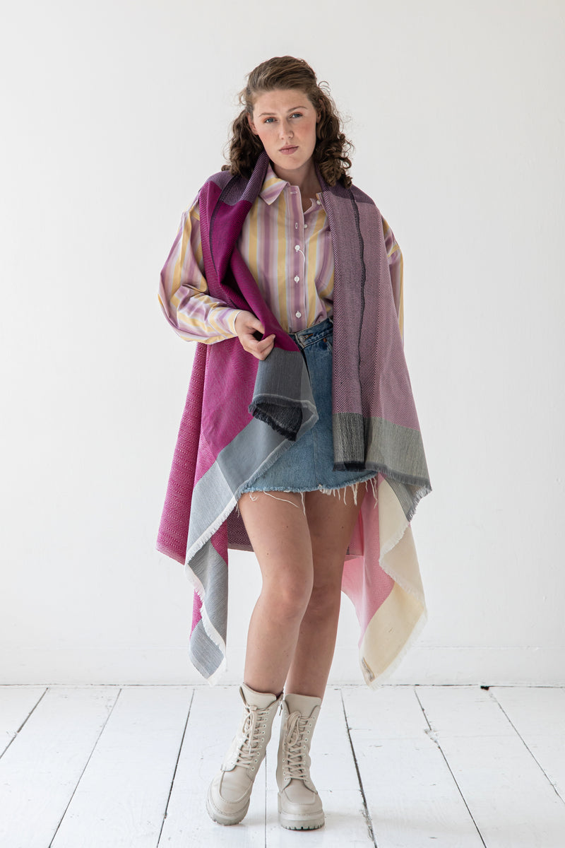 cape infinity wool flamingo