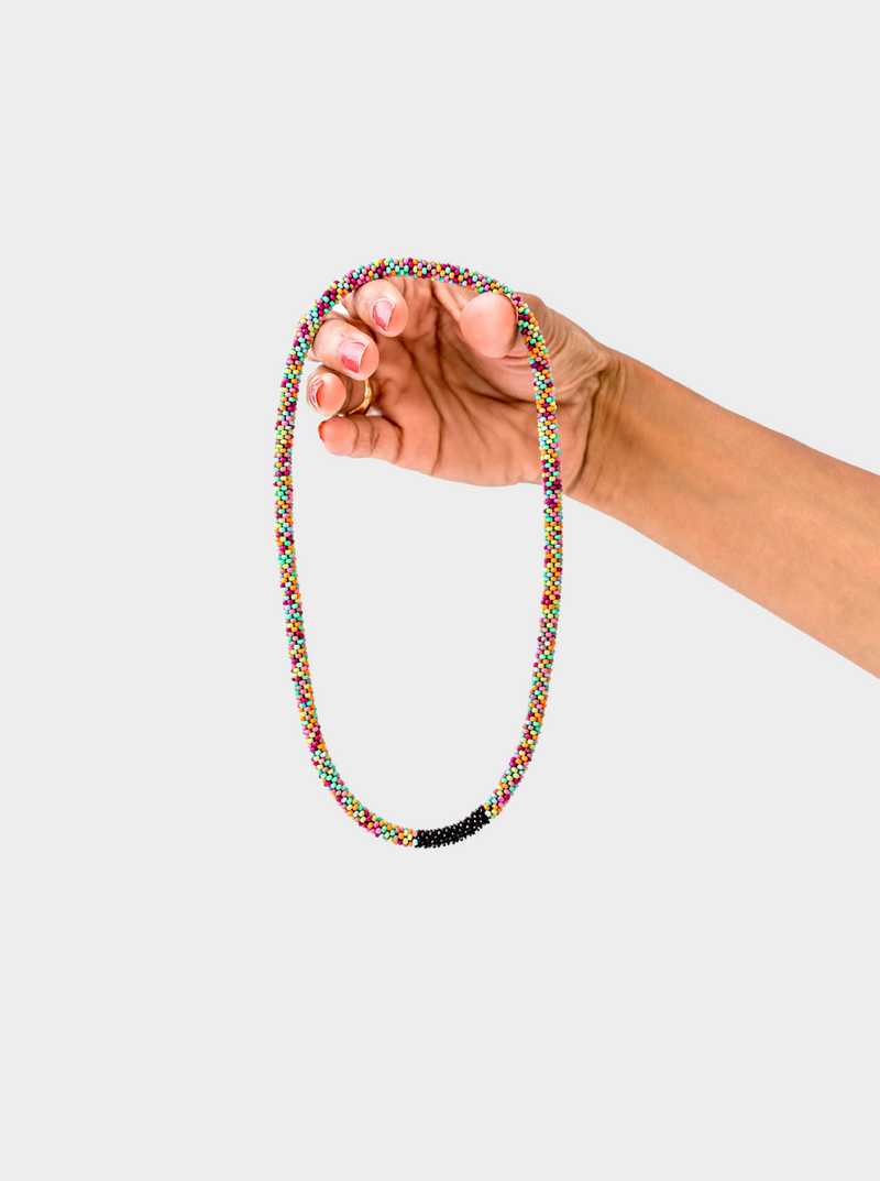 beaded necklace embrace