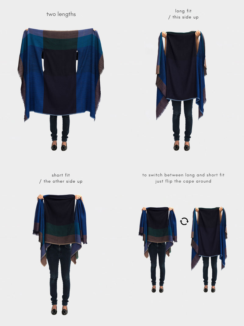cape infinity wool deep sea