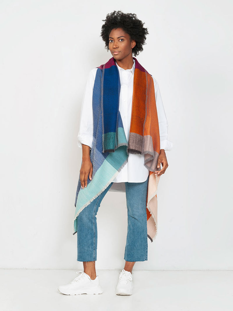 cape infinity wool sunrise