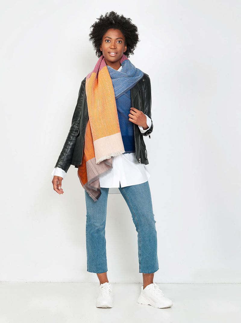 cape infinity wool sunrise