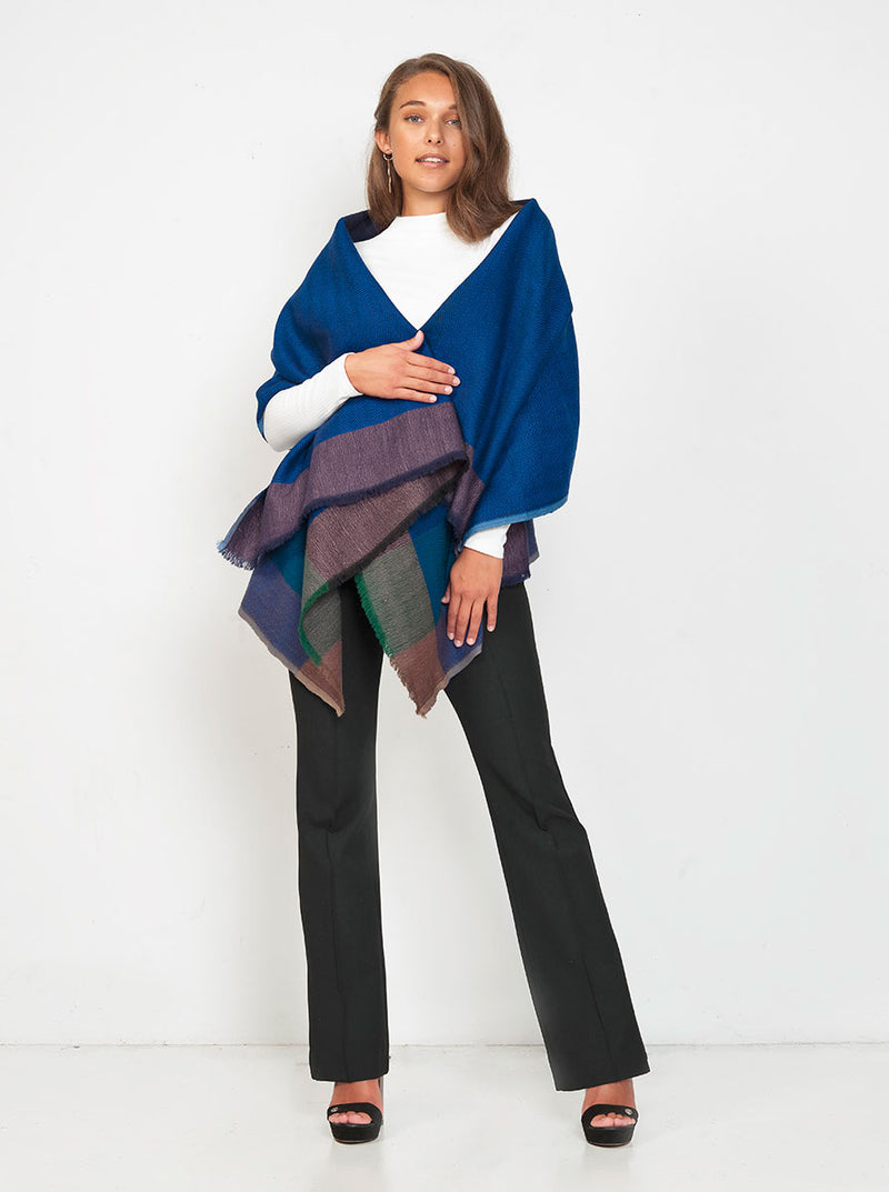 cape infinity wool deep sea